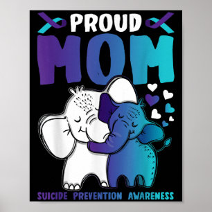 Poster Orgulhosa Mãe Prevenção Suicida Sensibilização Gue