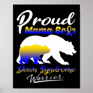 Poster Orgulhosa Síndrome de Mama Baixo Síndrome do Guerr