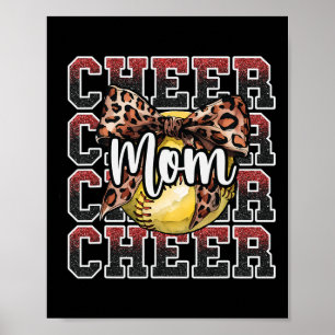 Poster Orgulhosamente Alto Esporte Softll Grito Mãe Mamãe