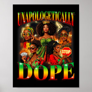 Poster Orgulhosamente Droga Orgulho Negro Melanina Africa