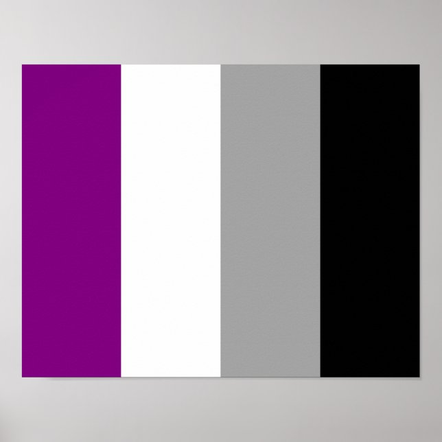 Pôster Orgulhoso Asexual (Frente)