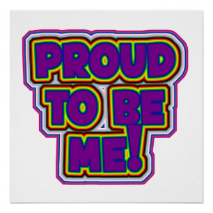 Pôster Orgulhoso De Ser Eu! - Orgulho LGBTQ+