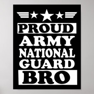 Poster Orgulhoso Exército Guarda Nacional Irmão Nacional 