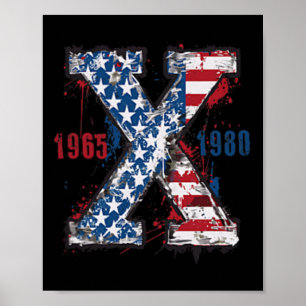 Poster Orgulhoso Membro Do Seu Sentimento Gen X Usa 4th O