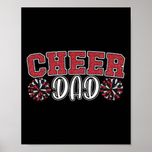 Poster Orgulhoso Pai de Cheerleader Meu Cheerleader Favor