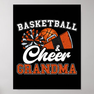 Poster Orgulhoso Sketll E Aplaudir Avó Cheerleader G-ma O