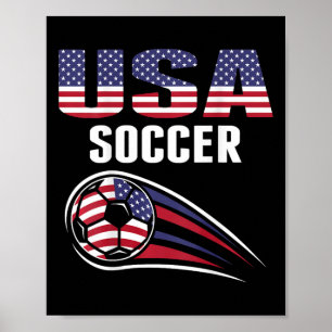 Poster Orgulhoso Torcedor Time Futebol América Bandeira E