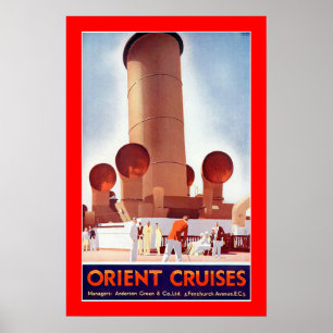 Poster Orient Cruises Big Funnel