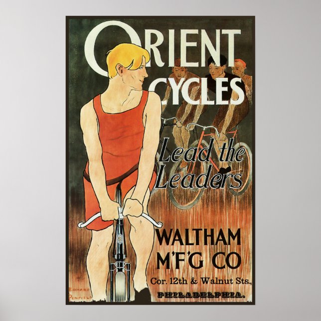 Pôster Orient Cycle Vintage Bicycle Advertisement (Frente)