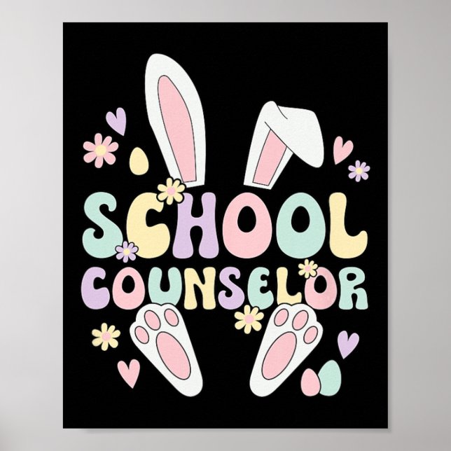Poster Orientador Escolar Coelho da Páscoa Orientação Esc (Frente)