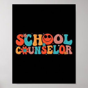 Poster Orientador Escolar Groovy de Volta às Aulas Profes