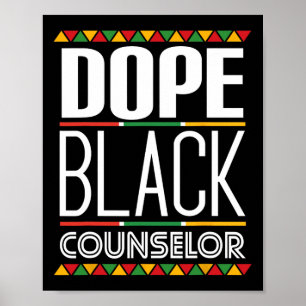 Poster Orientador Negro de Drogas Mês da História Negra