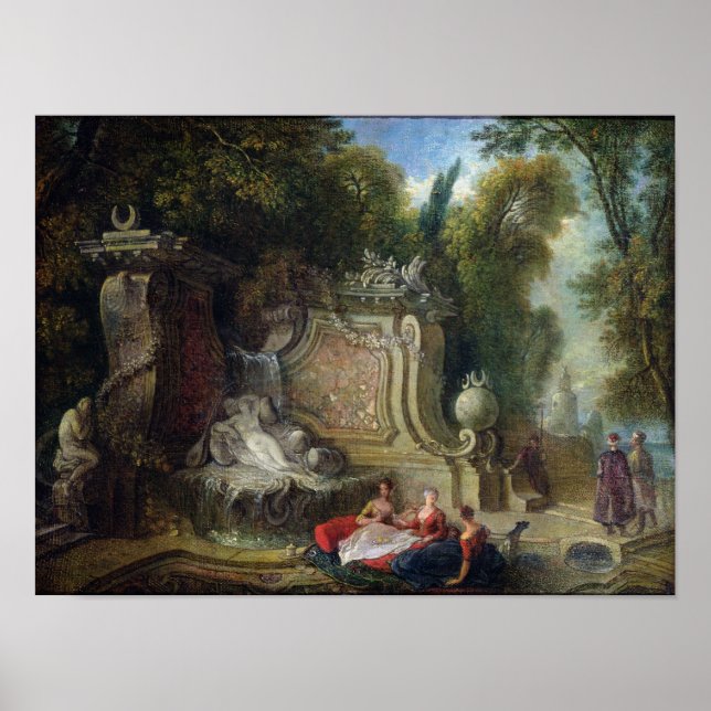 Poster Oriental Garden (Frente)