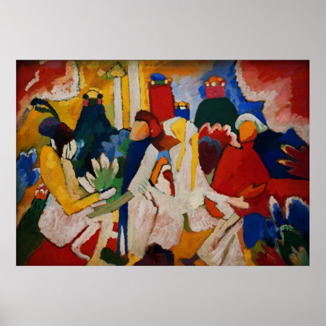 Poster Oriental por Wassily Kandinsky (Frente)