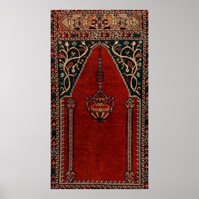Poster Oriental Prayer Rug design - Mosque motif (Frente)