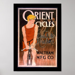 Poster Oriente dá um ciclo 1890's