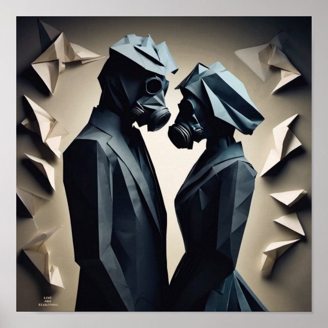 Poster Origami de amor e resistência (Frente)