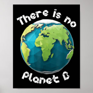Poster Origami Earth Planet Climate Protection Plan B Env