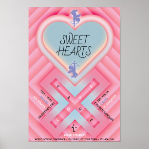Poster Origami Heart X Sweet Hearts