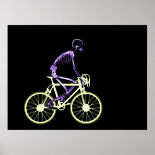 POSTER - ORIGINAL BIKING DO ESQUELETO DO RAIO X