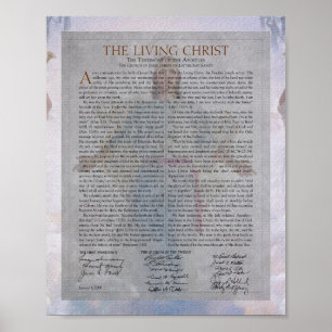 Poster "Original da série da pintura do cristo vivo"