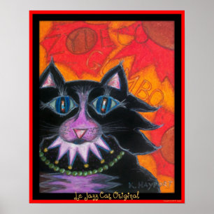 Pôster Original de Le Jazz Gato