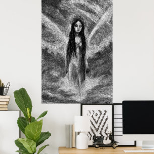 Poster original feericamente da arte do anjo