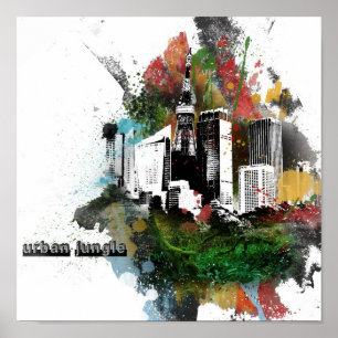 Poster Original urbano da selva