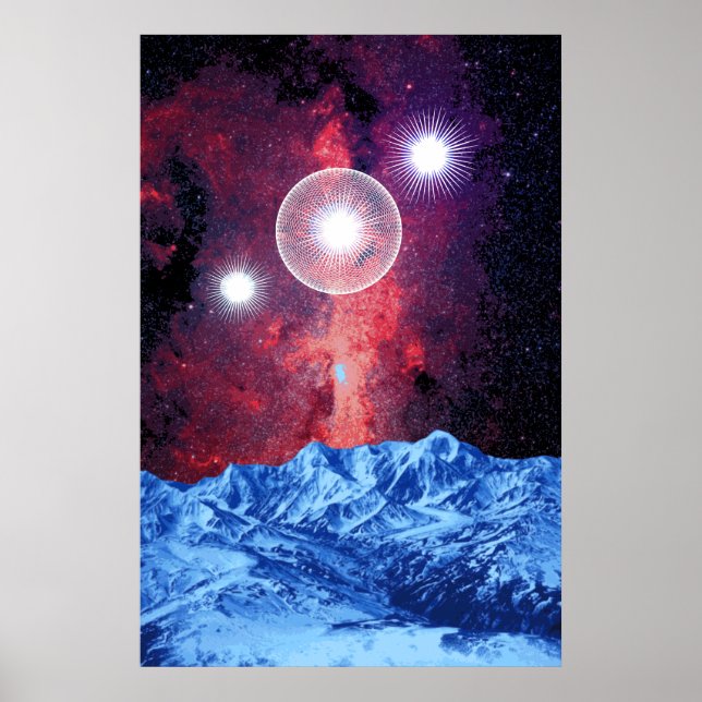 Poster Orion Belt Stars Galaxy Fantasy (Frente)