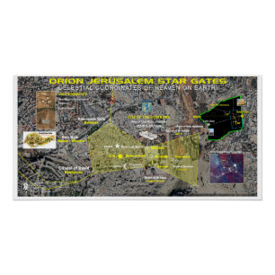Pôster Orion Jerusalem Stargates