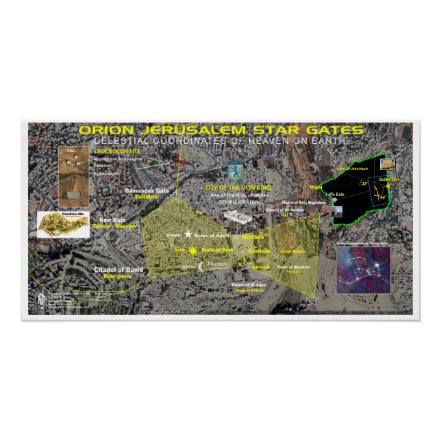Pôster Orion Jerusalem Stargates (Frente)