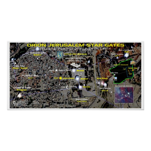 Pôster Orion Jerusalem Stargates