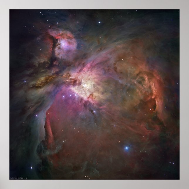 Pôster Orion Nebula (Frente)