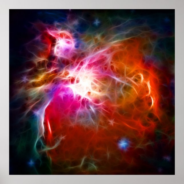 Pôster Orion Nebula (Frente)