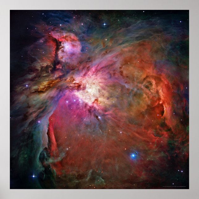 Pôster Orion Nebula 42x42 (30x30) (Frente)
