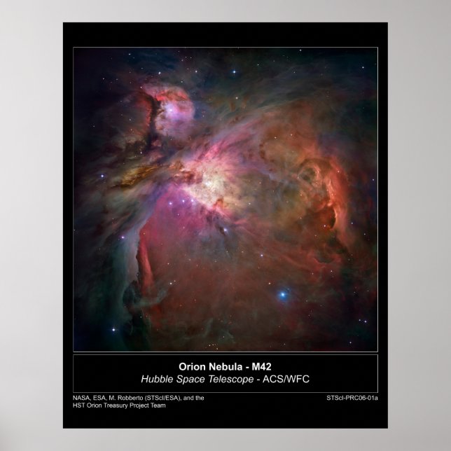 Pôster OrionNebula-M42-2006-01a (Frente)