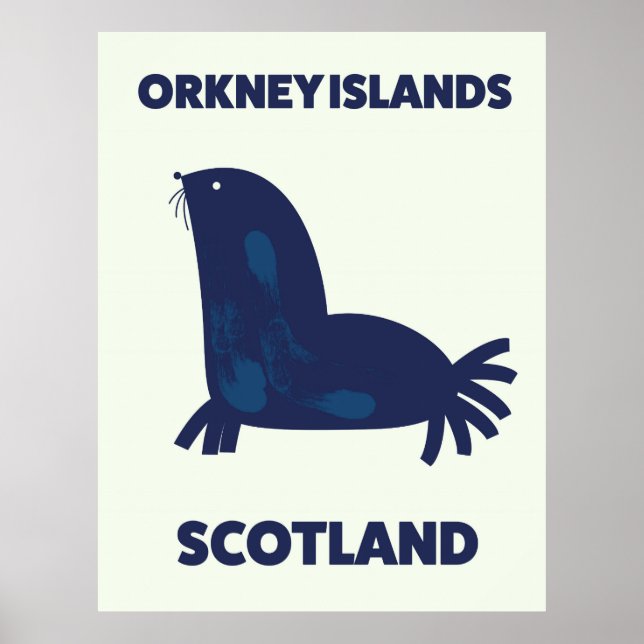 Poster Orkney Islands, Escócia (Frente)