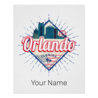 Orlando Florida EUA Skyline Vintage EUA