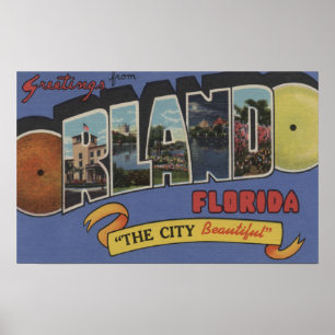 Poster Orlando, Florida - grandes cenas da letra