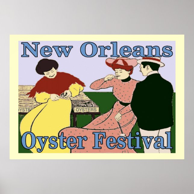 Pôster Orleans Oyster Festival (Frente)