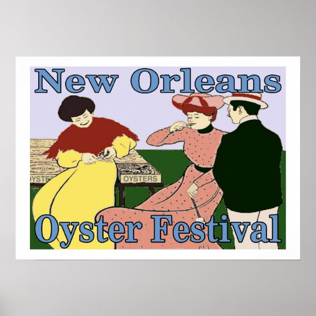 Poster Orleans Oyster Festival (Frente)