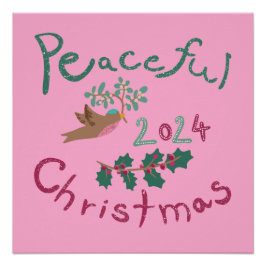 Pôster Ornament de aves malvadas do Natal de 2024