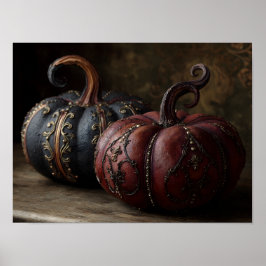 Poster Ornamentado Pumpkins