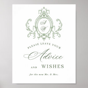 Poster Ornamentado Vitoriano Grace Sage - Conselhos e Des