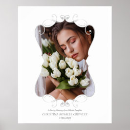 Poster Ornamental Lembrança de um ente querido que se foi