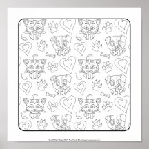 OrnaMENTALs #0077 Furry Friends Color Your