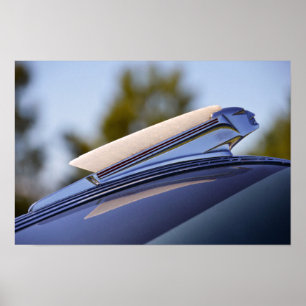 Pôster Ornamento 1939 da capa do sedan de Pontiac
