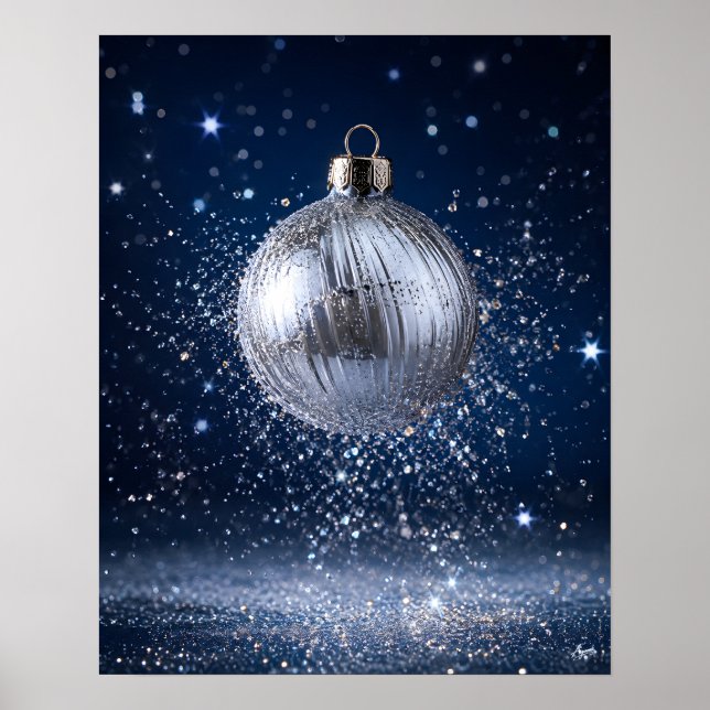 Poster Ornamento de Luz Despedaçada Explosão (Frente)