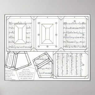 Poster Ornamento de Quadro de Música Imprimível 2x3 Foto