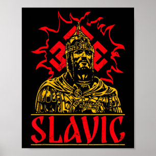 Poster Ornamento Eslavo Pagão Antigo Ucrânia Rússia Mito